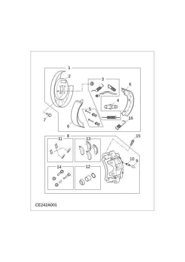 (8) NS Rear Brake Caliper & Carrier Maxus Parts Direct