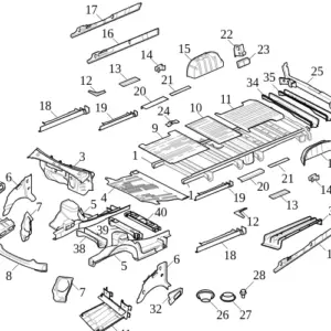 Body Lower Structure diagram