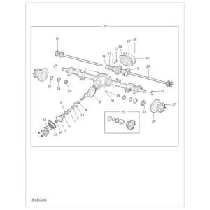 Rear Drive Axle diagram