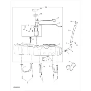 Fuel Tank & Canister diagram