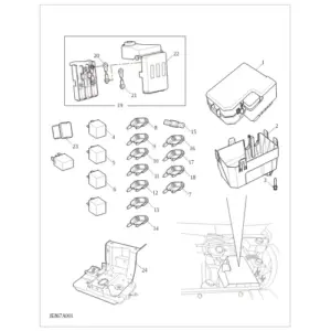 Engine Compartment Fuse Box diagram