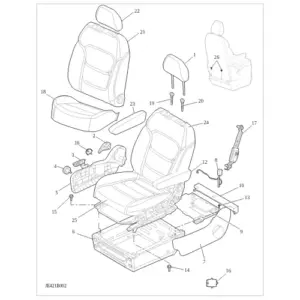 Frong Seat（right ） diagram