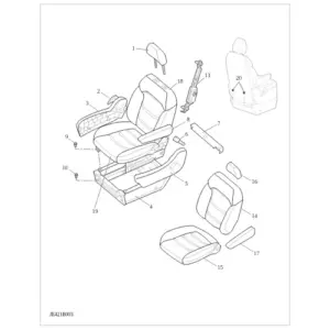 Front Seat（Right） diagram