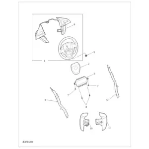 Steering Wheel and AirBag diagram