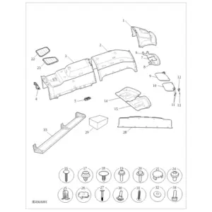 Roof Trim diagram