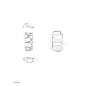 Rear Shock Absorber diagram