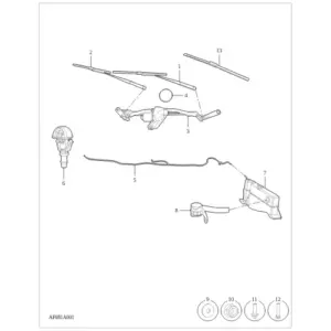 Front Wiper diagram