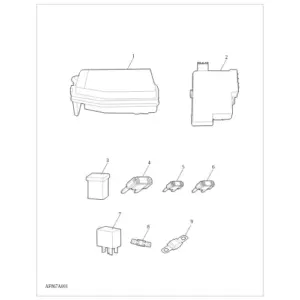Fusebox-Engine Compartment diagram