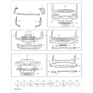 Front Bumper diagram