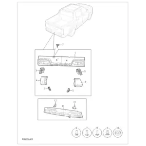 Rear Bumper diagram