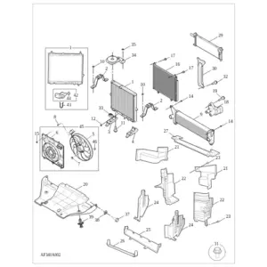 Front End Exterior Airflow diagram