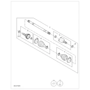 Drive shaft diagram