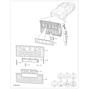Endgate diagram