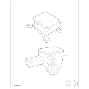 Air Bag Control Unit diagram