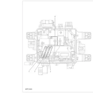 The internal parts of high voltage box diagram