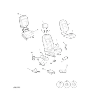 Front Electrical Seat （right） diagram