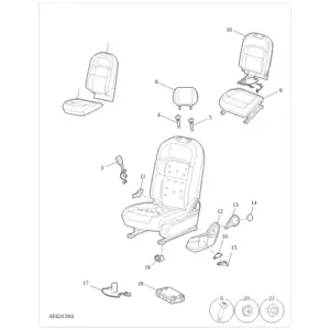 Front Manual Seat（L） diagram