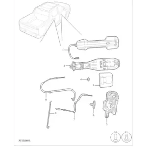 Front Door Handle and Lock diagram