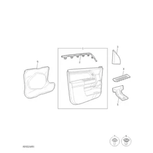 Front Door Trim diagram