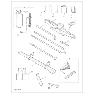 On Vehicle Tools diagram