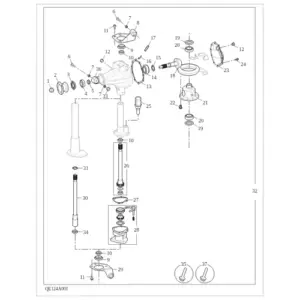 Front Drive Axle diagram