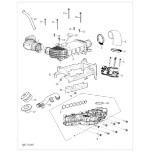 MANIFOLD ASM-INT-D20 diagram