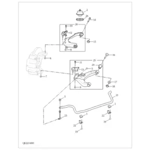Front Suspension diagram