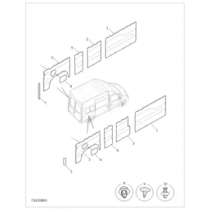 BodyLowerStructureGarnishTrim diagram