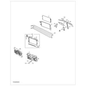 Front End Exterior Airflow diagram