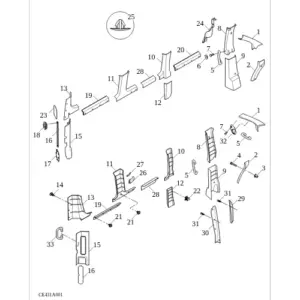 BodyUpperStructureGarnishTrim diagram