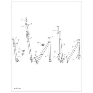 Side Panel&Roof Safety Belt diagram