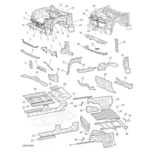 Body Lower Structure diagram