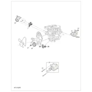 Accessory&Accessory Drive-D25 diagram