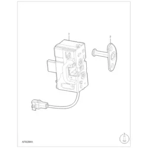 E/GATE Handle and Lock diagram