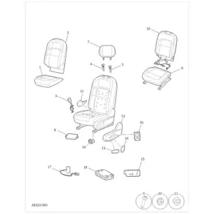 Front Electrical Seat (left) diagram