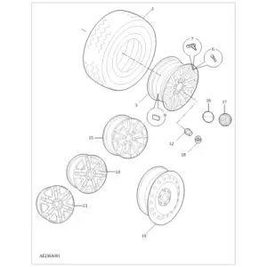 Tire,Wheel,Trim diagram