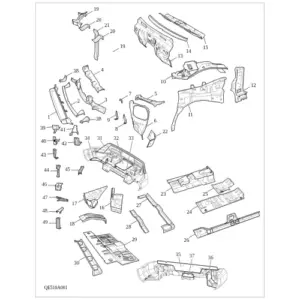 Body Lower Structure diagram
