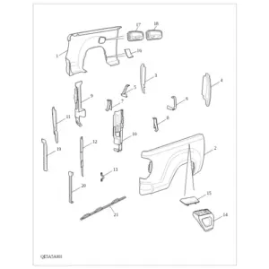 Side Panel-Outer Assembly diagram