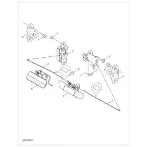 E/GATE Handle and Lock diagram