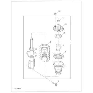FrontShockAbsorber diagram