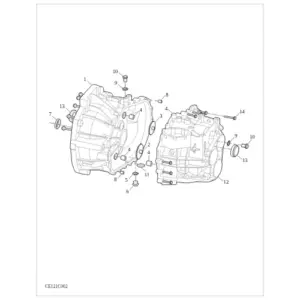 Transmission body-WIA 6MT diagram