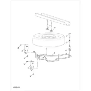 SpareTireBracket diagram