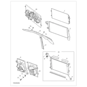 Front End Exterior Airflow diagram