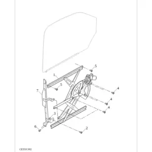FrontDoorElectricGlassRegulator diagram