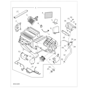 FrontInteriorHVACAirflow diagram