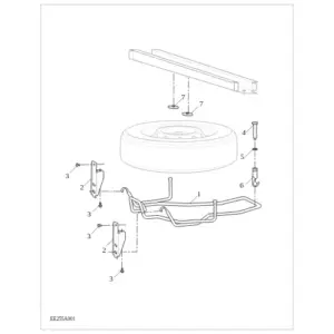 SpareTireBracket diagram