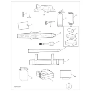 On Vehicle Tools diagram