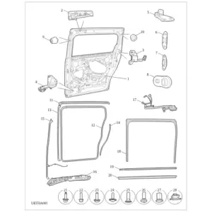 Side Sliding Door diagram