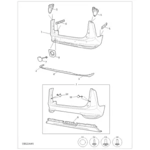 Rear Bumper diagram