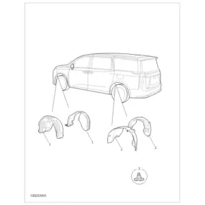 Wheelhouse Liner diagram